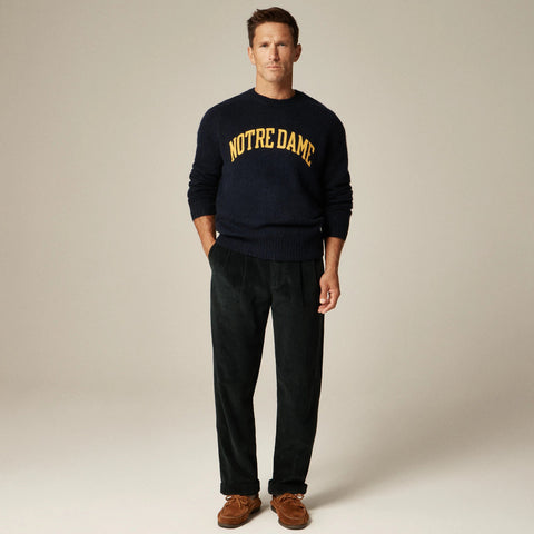 '47 X J.Crew brushed wool Notre Dame sweater