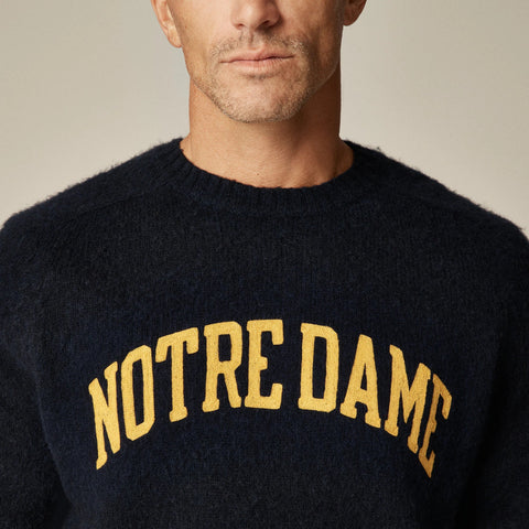 '47 X J.Crew brushed wool Notre Dame sweater