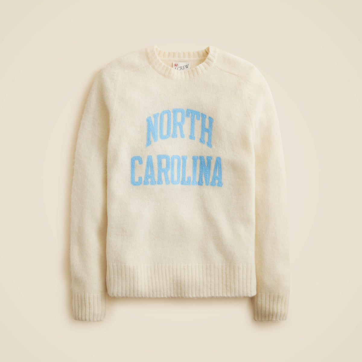 '47 X J.Crew brushed wool North Carolina sweater