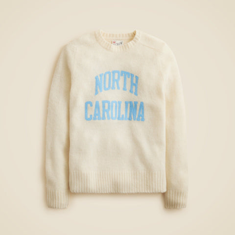 '47 X J.Crew brushed wool North Carolina sweater