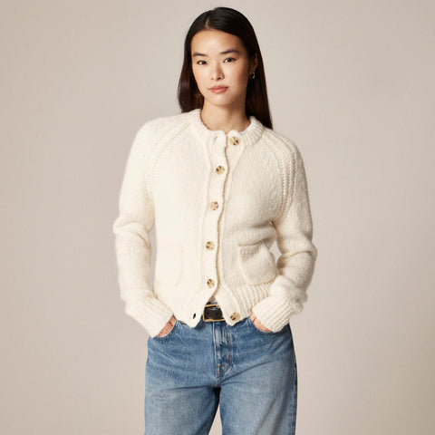 Raglan cardigan