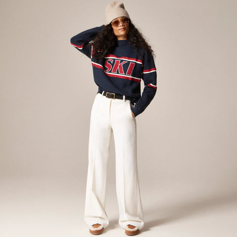 Heritage fleece "Ski" graphic sweatshirt