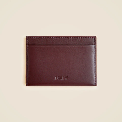 Leather double-sided cardholder
