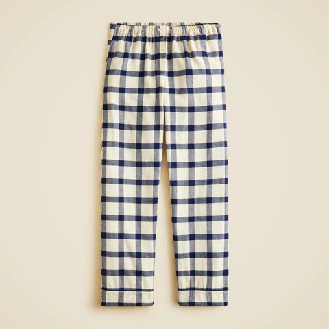Flannel pajama pant in plaid