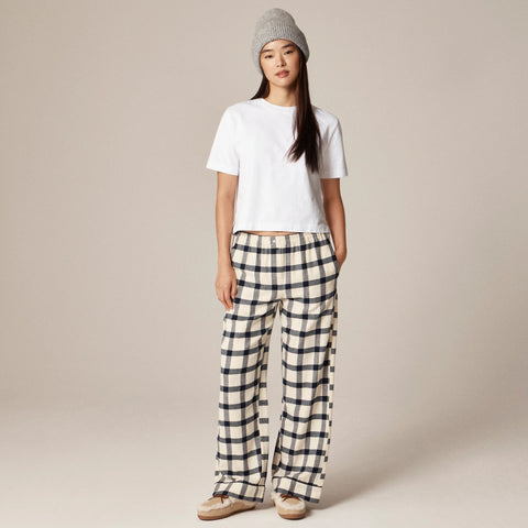 Flannel pajama pant in plaid