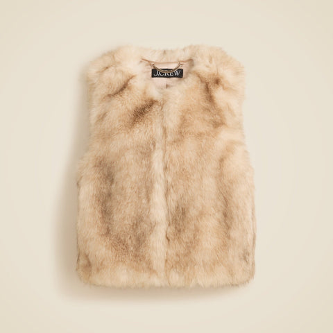 Faux-fur vest
