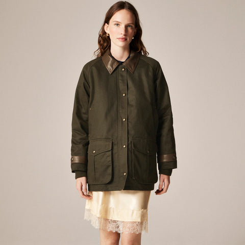 Broken-in Barn Jacket™ with faux-leather collar