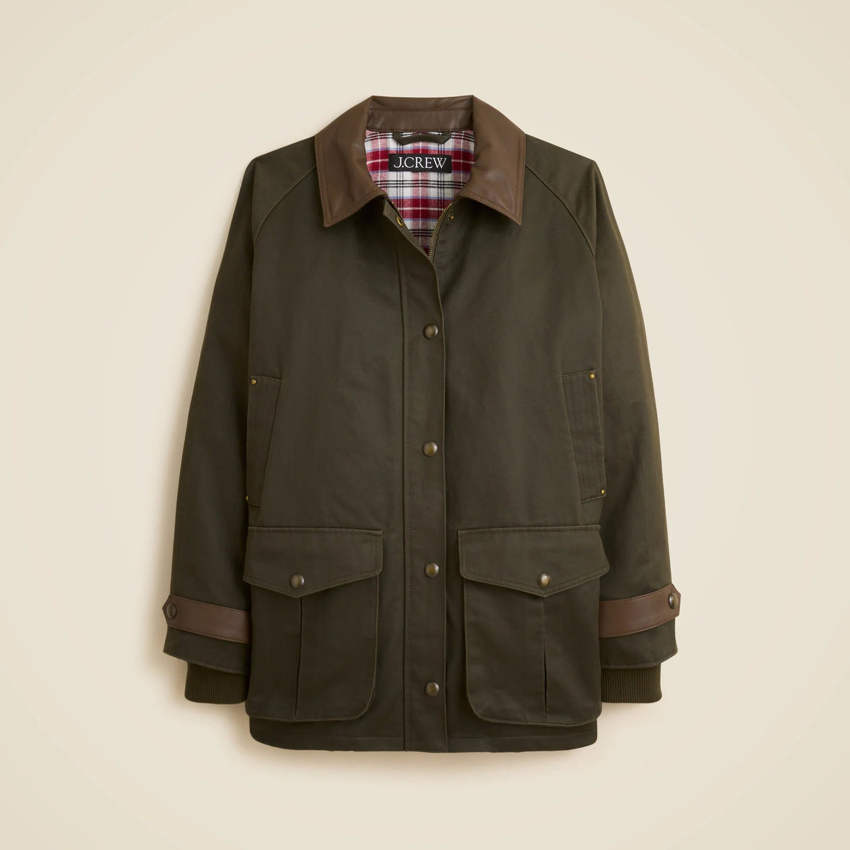 Broken-in Barn Jacket™ with faux-leather collar