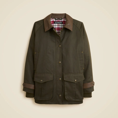 Broken-in Barn Jacket™ with faux-leather collar