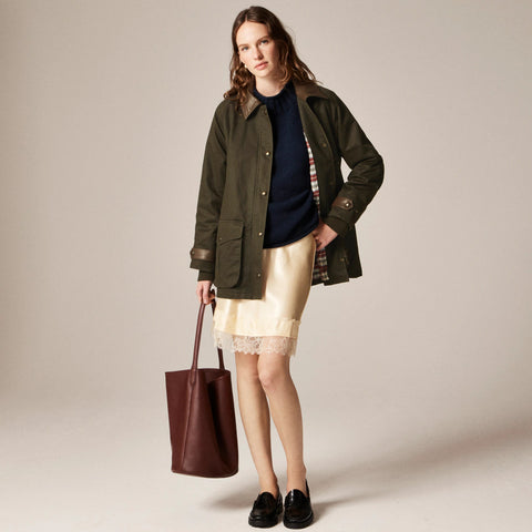 Broken-in Barn Jacket™ with faux-leather collar