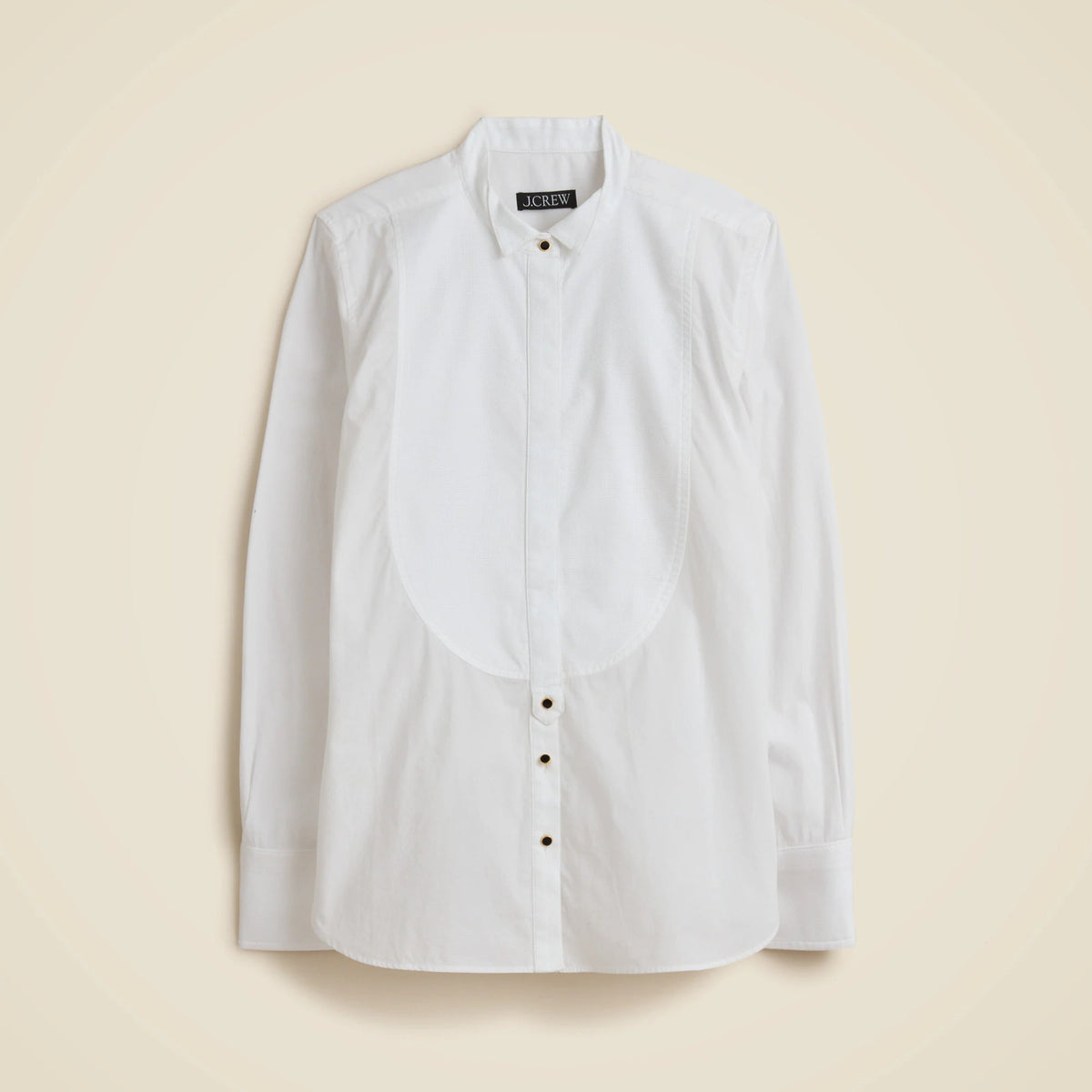 Jules tuxedo shirt in cotton poplin