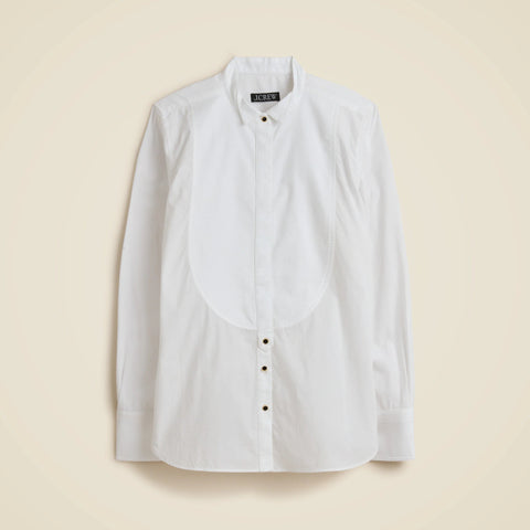 Jules tuxedo shirt in cotton poplin