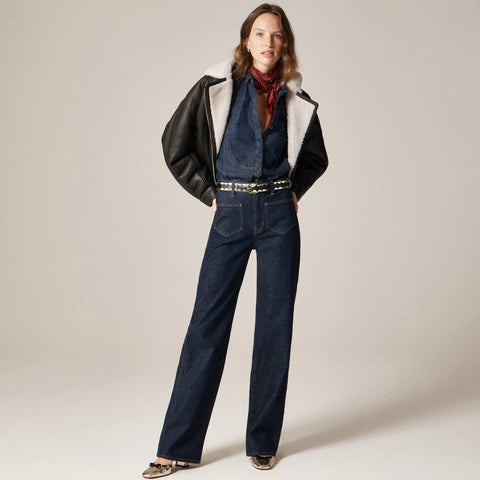 Jules tuxedo shirt in denim