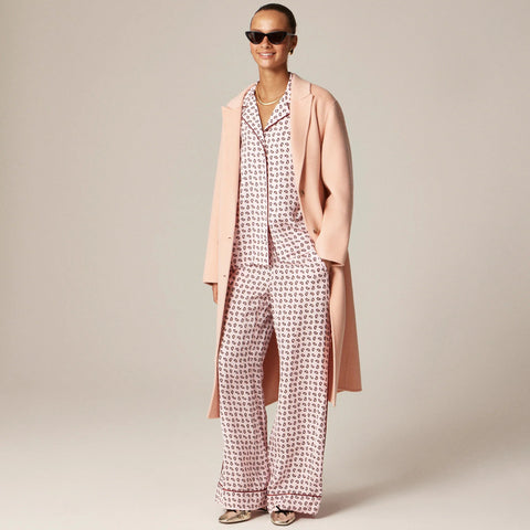 Drapey camp-collar shirt in paisley print