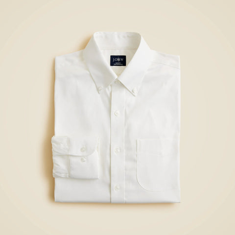 Slim Bowery performance stretch oxford shirt with button-down collar