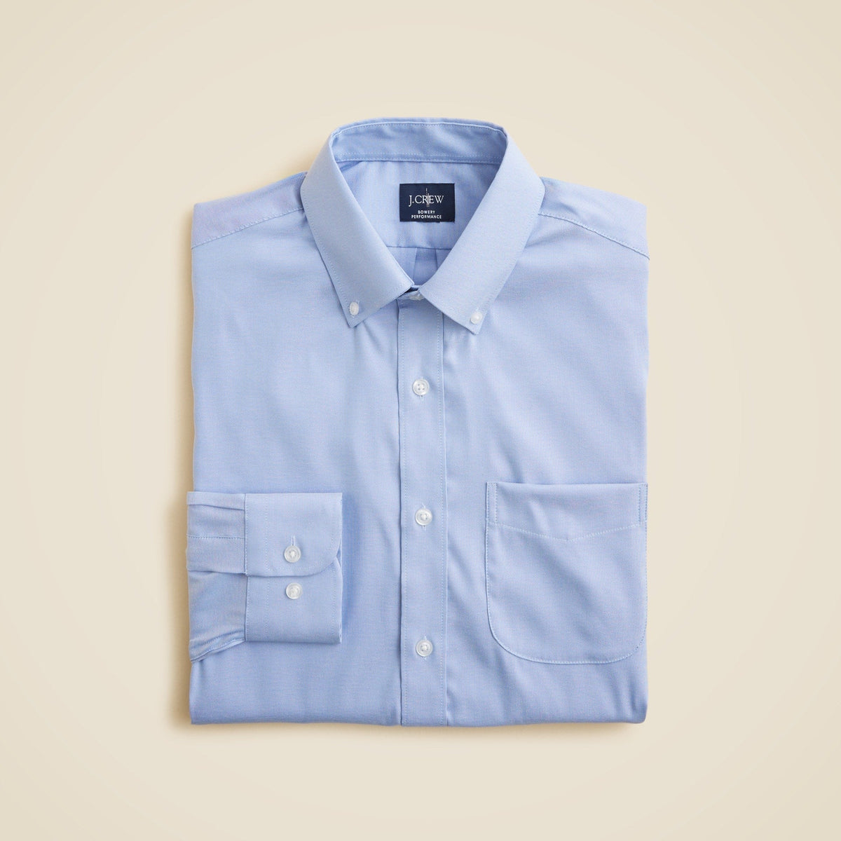 Bowery performance stretch oxford shirt with button-down collar
