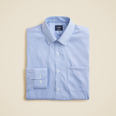 Bowery performance stretch oxford shirt with button-down collar