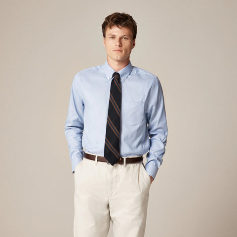 Bowery performance stretch oxford shirt with button-down collar