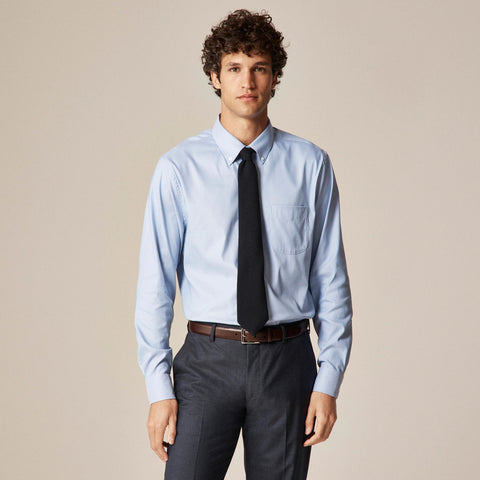 Bowery performance stretch oxford shirt with button-down collar