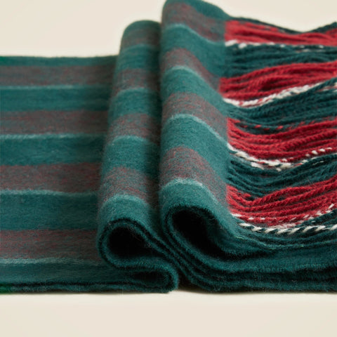 Wool-blend scarf in stripe
