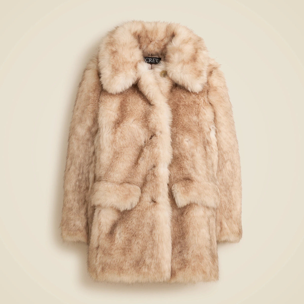 Faux-fur coat