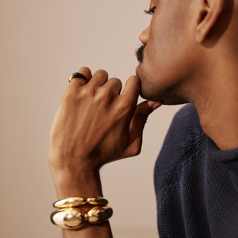 KHIRY X J.Crew large two-talon cuff bracelet