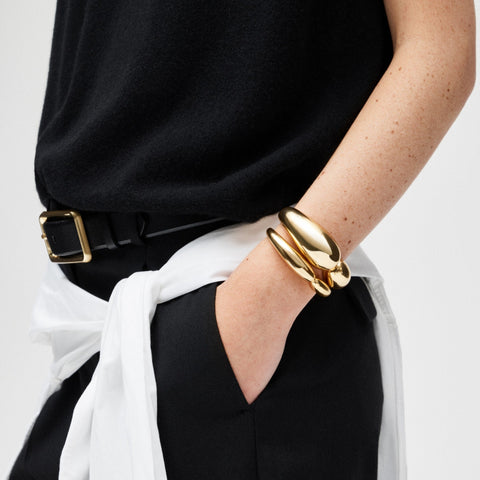 KHIRY X J.Crew large two-talon cuff bracelet