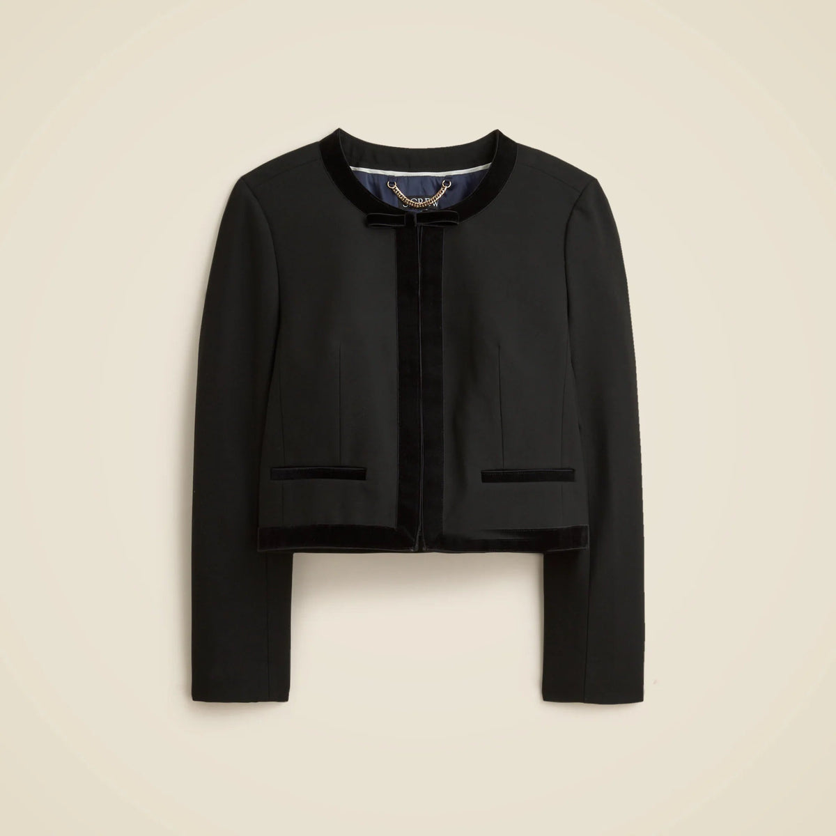 Bow lady jacket in four-season stretch