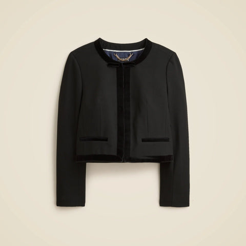 Bow lady jacket in four-season stretch