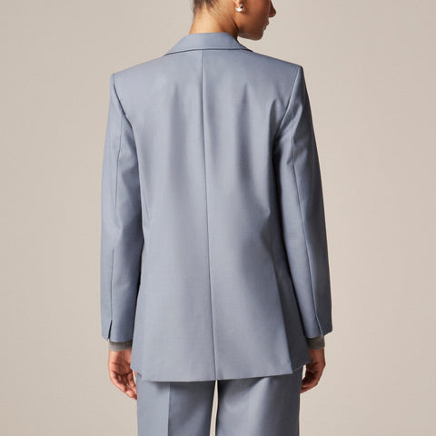 Oversized blazer in wool blend