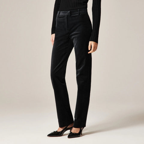 Petite Stella pant in velvet