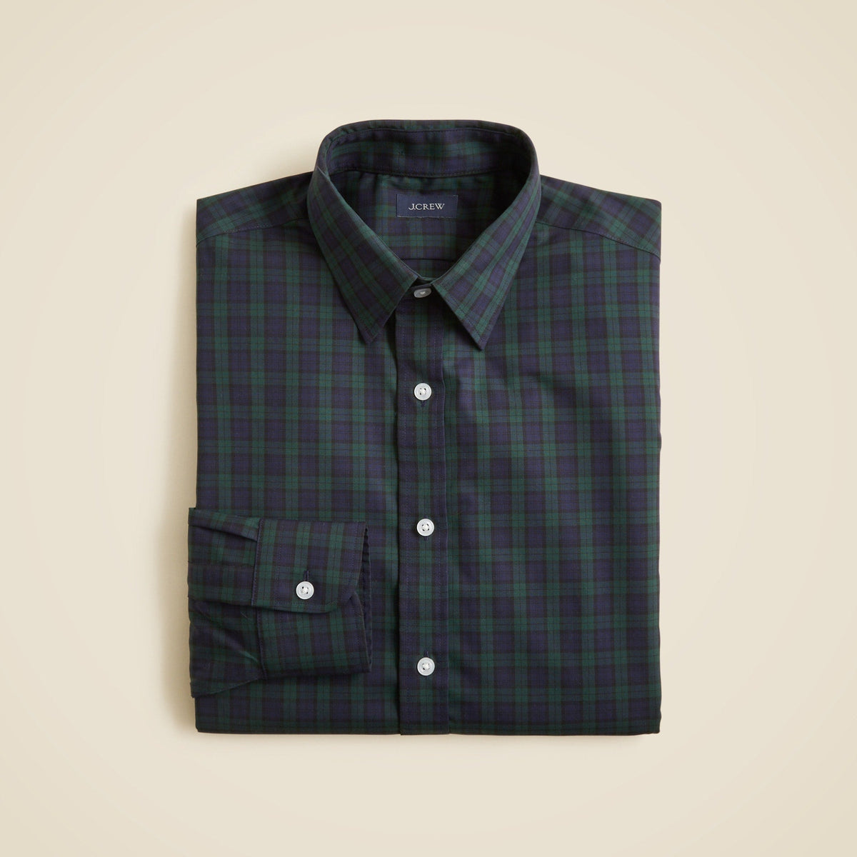 Bowery wrinkle-free dress shirt with point collar