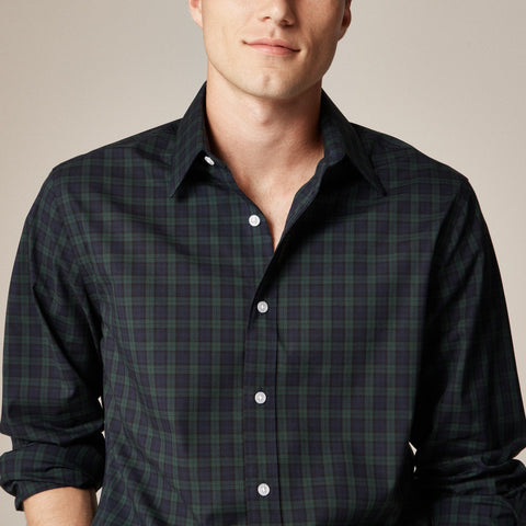 Bowery wrinkle-free dress shirt with point collar