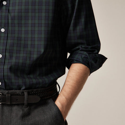 Bowery wrinkle-free dress shirt with point collar