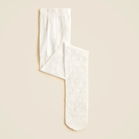 Girls' sheer heart tights