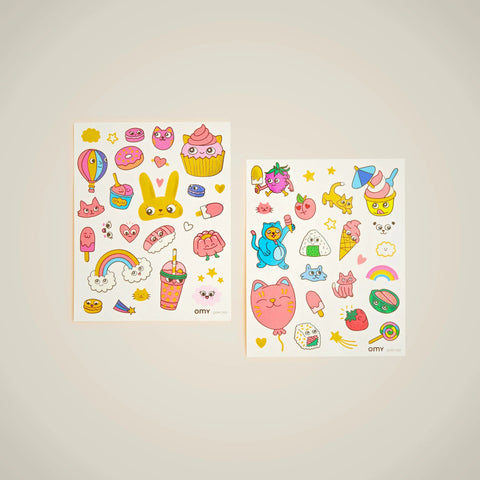 OMY kawaii temporary tattoos