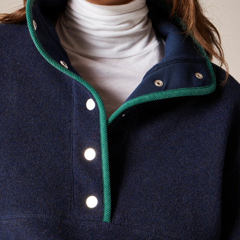 Warm-up fleece pullover