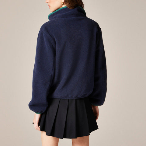 Warm-up fleece pullover