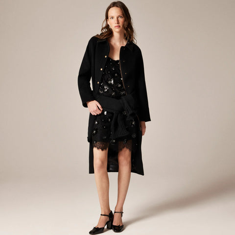 Lace-trim camisole with embellishments