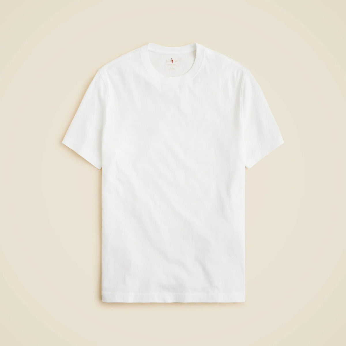 Vintage-wash cotton short-sleeve T-shirt