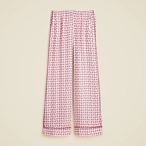 Petite Cosmo cuffed pant in paisley print