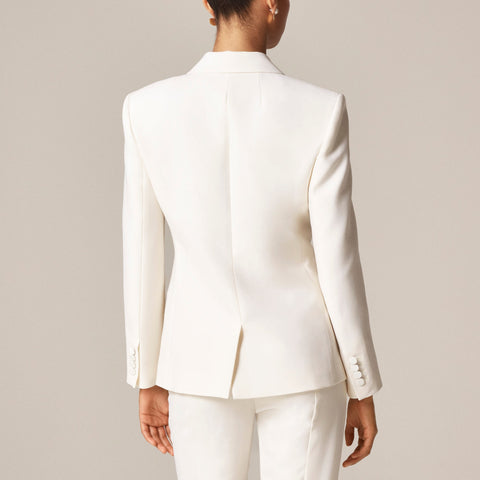 Double-breasted blazer in Italian tuxedo wool