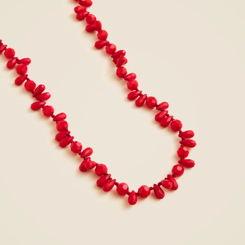 Long beaded necklace