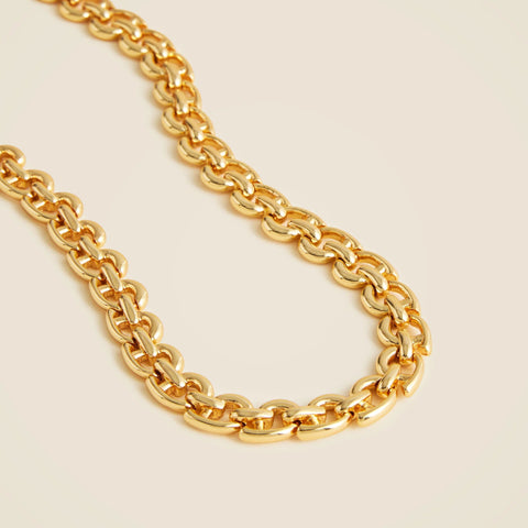Metallic chainlink necklace