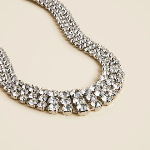 Crystal collar necklace