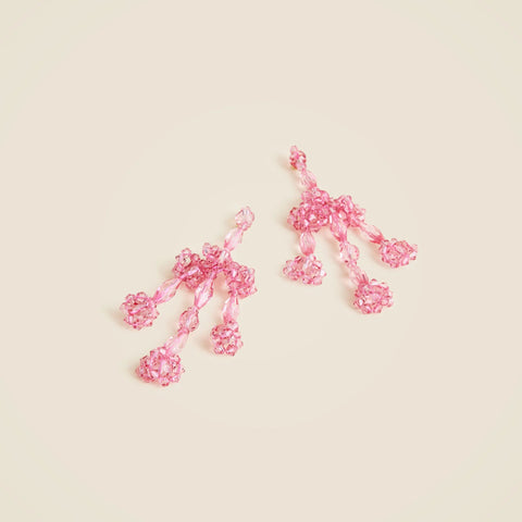 Beaded chandelier earrings