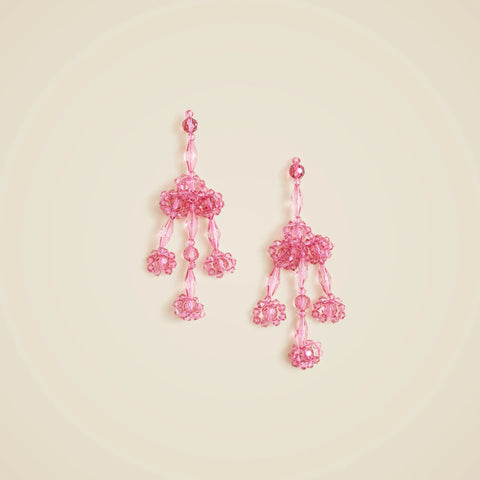 Beaded chandelier earrings