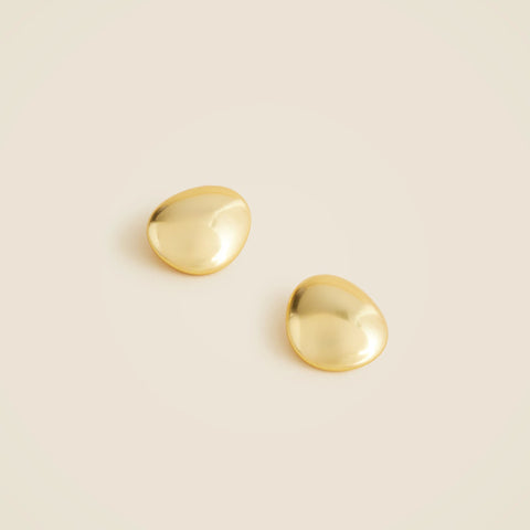 Round stud earrings
