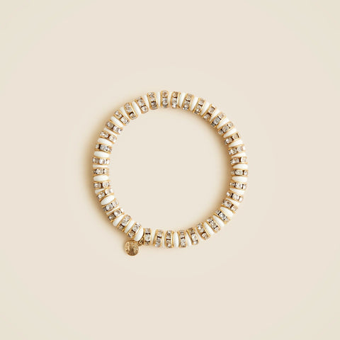 Striped crystal bracelet