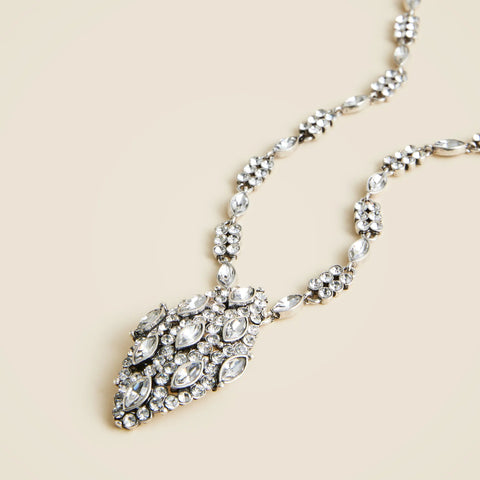 Crystal pendant necklace